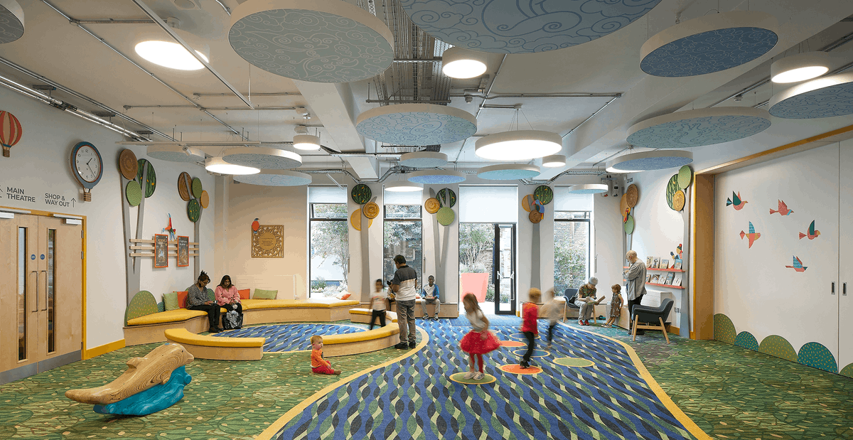 builtbyitc's tweet photo. @polkatheatre has officially re-opened it’s doors 🎉. Our work included the construction of a new adventure theatre, studio, lift, ticket office and cafe.  
Partners: @FosterWilsonArc, @Charcoalblue, @ArupGroup, @SkellyandCouch, @Beadmans, @Cragg_Services  

📸 @HuftonandCrow https://t.co/lcLuSjuVUs