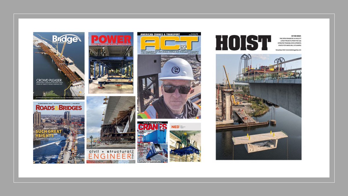 ER_HeavyLifting's tweet photo. Our heavy lifting projects have been making headlines in a variety of professional publications including @roadeditor, @csENGINEERmag, @KHLGroupACT, @Hoist_Magazine, @POWERmagazine and more. Read the articles at https://t.co/nnjwWOJ5PN. #EngineeredRigging #HeavyLifting https://t.co/HYB2dBYYI2