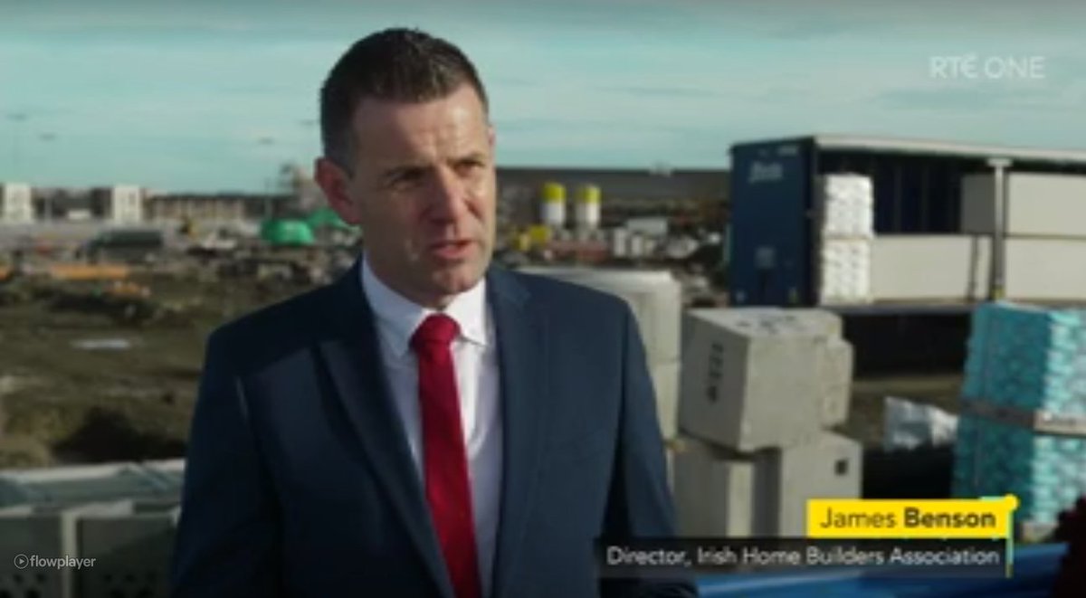 Our members are facing significant delays to water connections which is slowing down the delivery of badly needed homes. James Benson, Director IHBA, raised the issue on last night's @RTE_PrimeTime programme. You can watch it here - rte.ie/player/series/…
