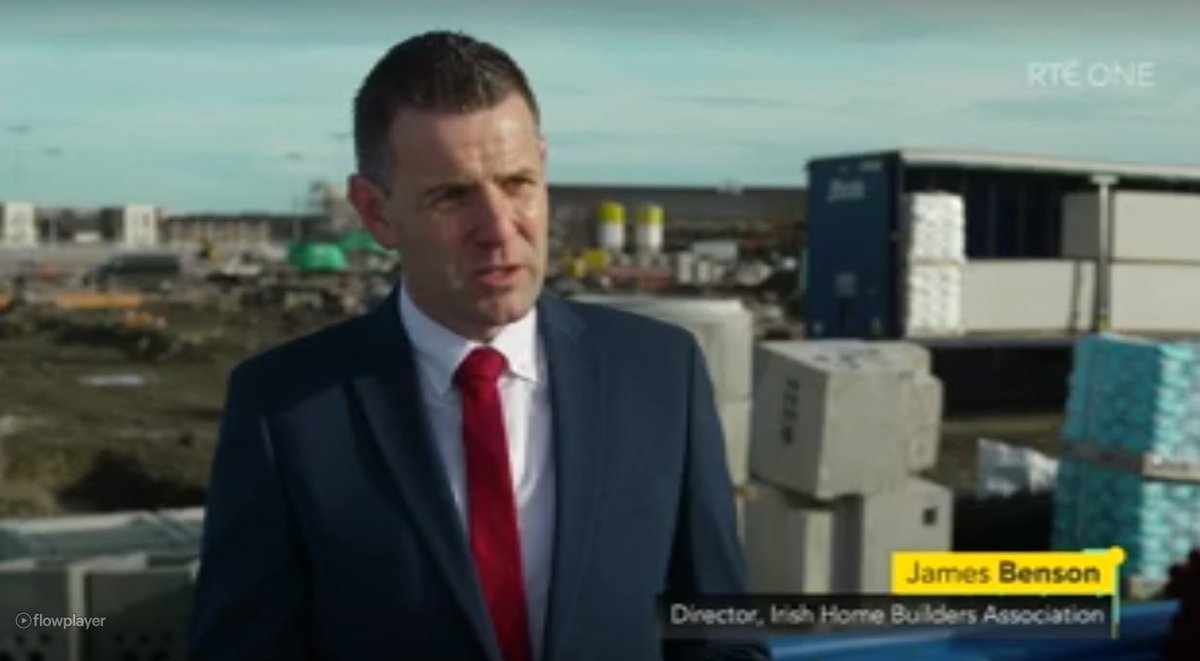 IhbaIreland's tweet photo. Our members are facing significant delays to water connections which is slowing down the delivery of badly needed homes. James Benson, Director IHBA, raised the issue on last night's @RTE_PrimeTime programme. 
You can watch it here - https://t.co/lQeZ2IPZxK https://t.co/fIR79ps2wn