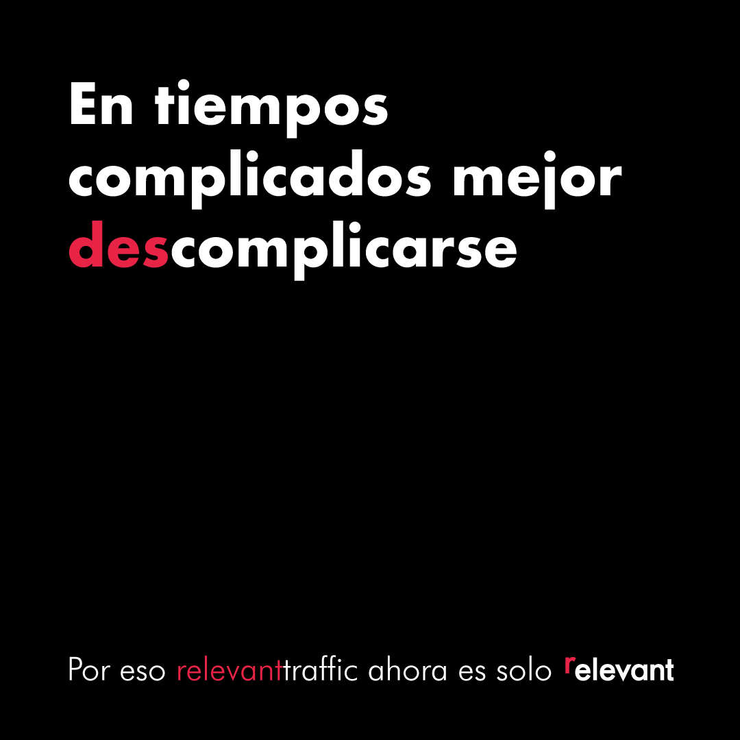 RelevantTraffic's tweet photo. La vida ya es suficientemente complicada como para hacer las cosas más difíciles, ¿no crees? https://t.co/ELIumXwQYZ