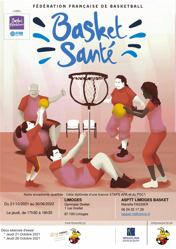 Le Basket Santé arrive à l'ASPTT ! 

Pour plus d'informations, contactez la section Basket-ball au 06.24.33.17.29