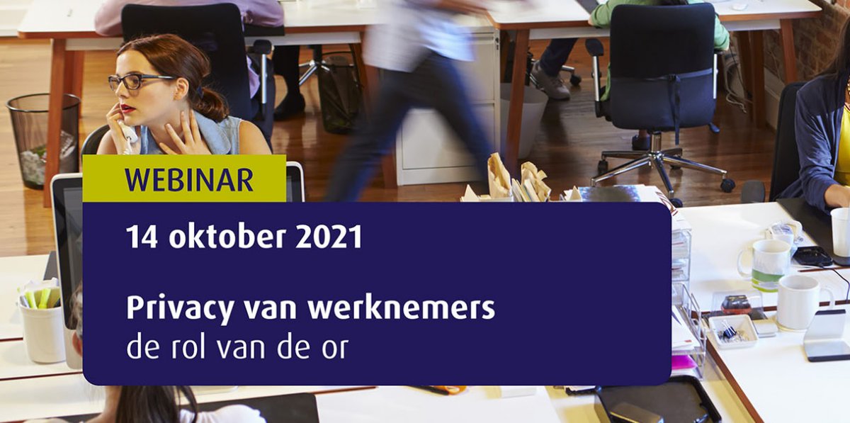 Waar moet de #ondernemingsraad op letten wanneer het gaat om de privacy van werknemers? Leer hier meer over tijdens het webinar "Privacy van werknemers: de rol van de or" op donderdagmiddag 14 oktober 2021. Meer info en aanmelden 👉🏼 bit.ly/2XFKHEA