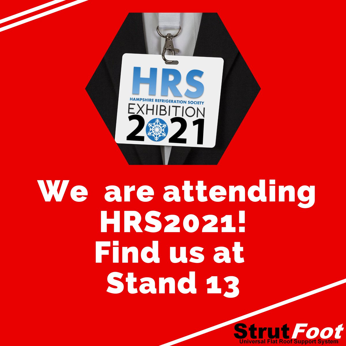 Strut_Foot's tweet photo. Good afternoon everyone!
Tomorrow, we are taking part in HRS2021 @hampshirefridge ! We are scheduled to be on STAND 13, so be sure to drop by and see us. 
See you tomorrow at HRS2021!
#strutfoot https://t.co/66bE8VKtXO