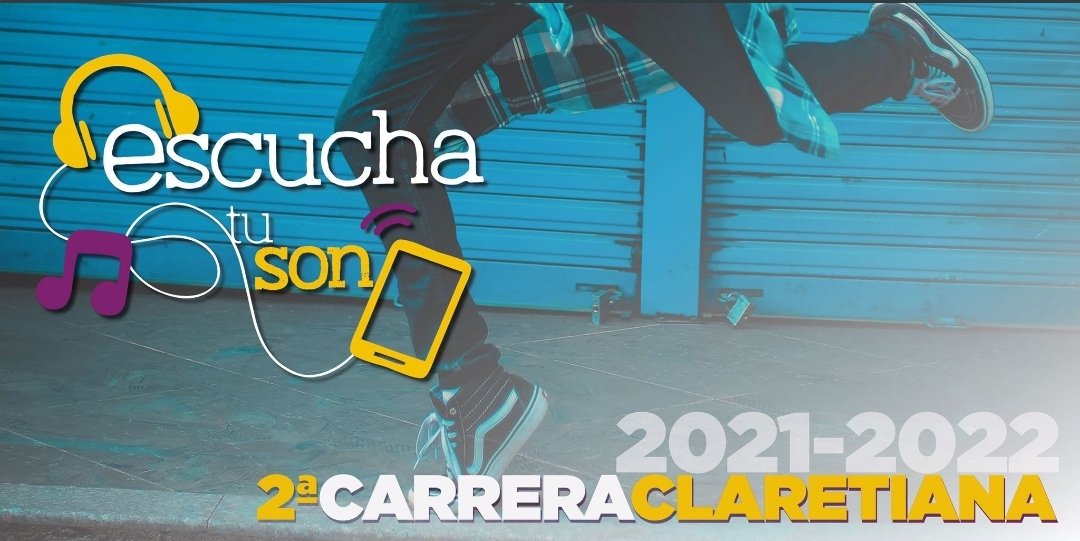 2ª CARRERA CLARETIANA
Escucha tu son
Súmate a 🚶🏻‍♂️caminar, 🏃🏼‍♀️ correr o 🚵🏻‍♂️. 
INSCRÍBETE avaibooksports.com/inscripcion/2a…
Si lo haces antes del jueves 7 recibirás tu camiseta, si no la recibirás después. 
La recaudación será para  PROCLADE. #escuchatuson <a href="/opiniondezamora/">LA OPINIÓN DE ZAMORA</a>
#6Octubre <a href="/fproclade/">✳️ Fundación PROCLADE</a>
