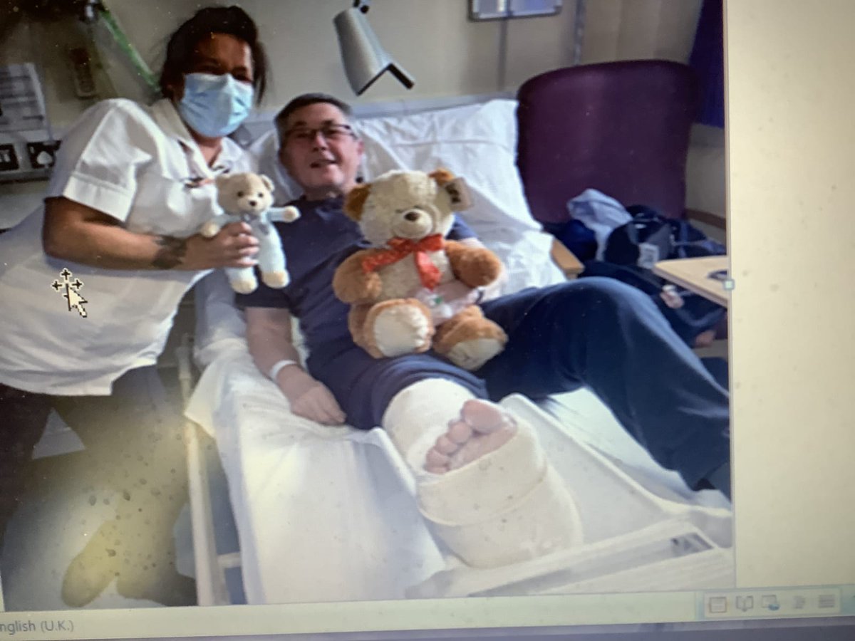 PeteKeaty's tweet photo. It just goes to show, you're never to old to receive a TLC Teddy. Wishing Charlie Yelland APGM Devon, a swift recovery and return to active duty https://t.co/IisFRQiZL1