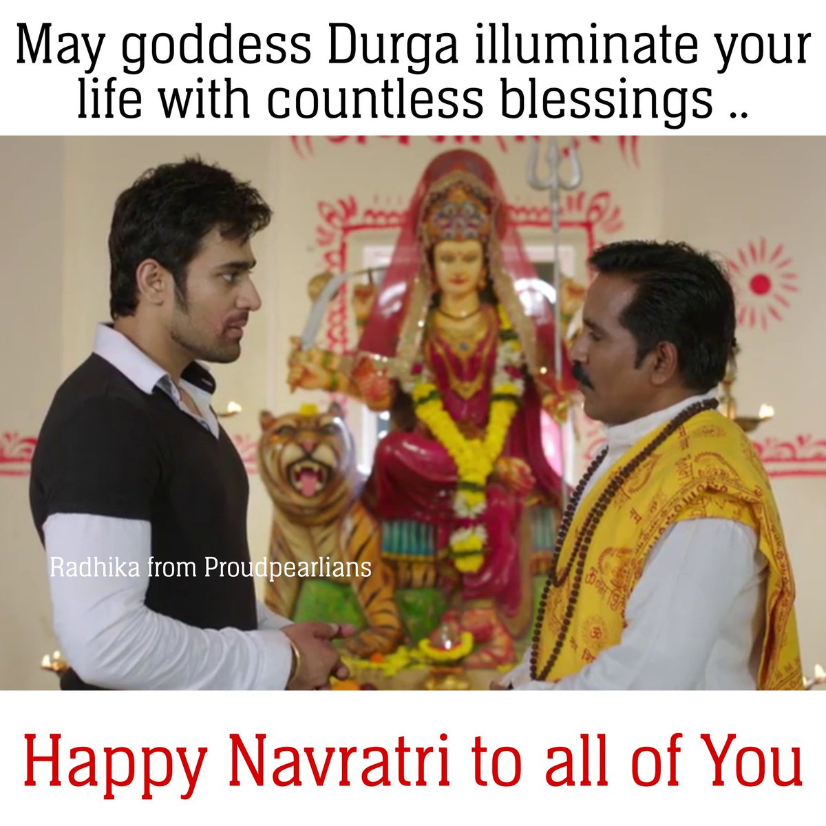 proudpearlians's tweet photo. May goddess Durga illuminate your life with countless blessings .. happy navratri to all of you !

@pearlvpuri #Pearlvpuri #pvp https://t.co/r6oXWb1L3o