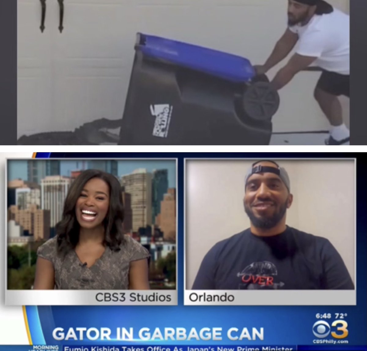 BurrellTV's tweet photo. #gatorguy gone viral 🐊 his hilarious explanation.
WATCH: https://t.co/Cxgz3b4Ej9 https://t.co/4ffDAPQoAT