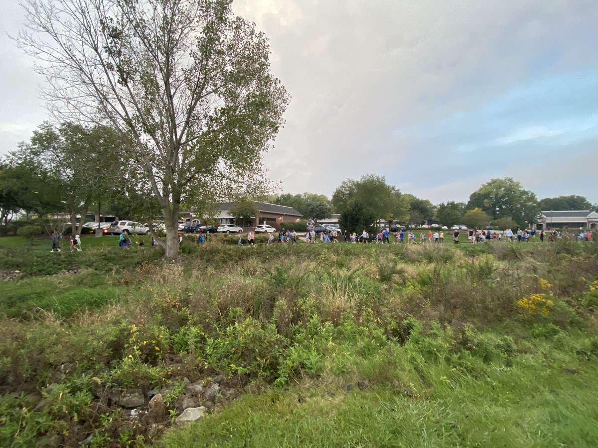 The rain held off for walk to school day! Lots of CTE families participating! <a href="/CherryTreeElem/">Cherry Tree Elem.</a>