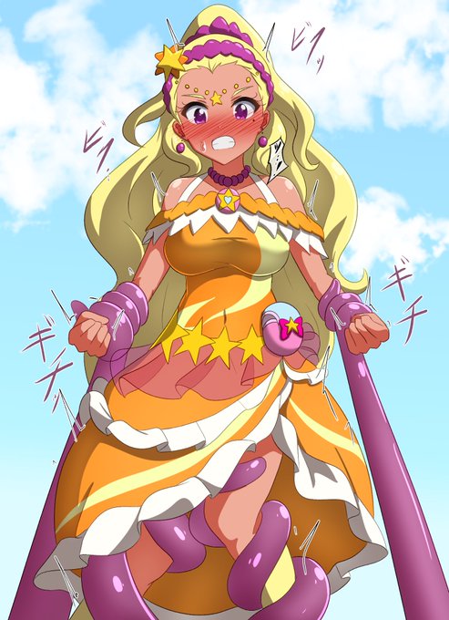 skebより、キュアソレイユさんをエナドレでピンチ! 