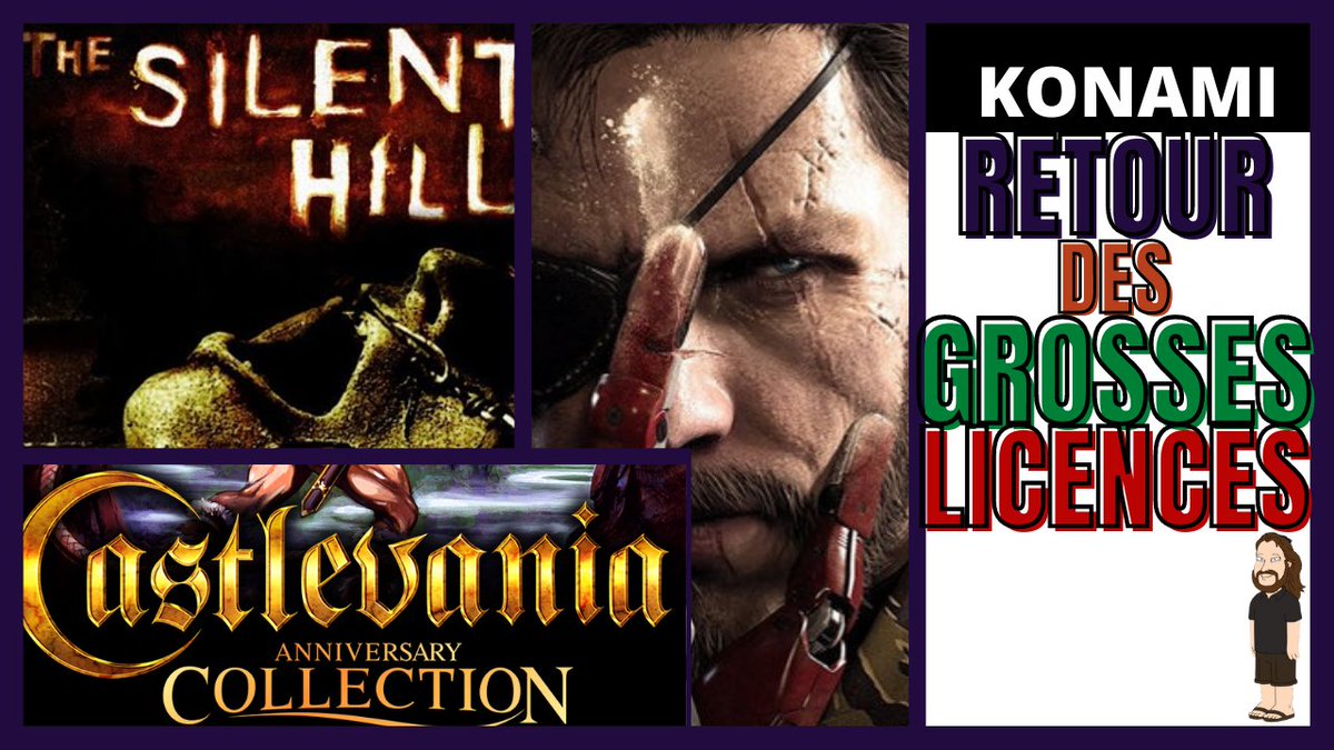 GoldoClak's tweet photo. KONAMI RETOUR DE SILENT HILL, METAL GEAR SOLID ET CASTELVANIA ?
✨https://t.co/h94qEFadxW✨
#Konami #Castlevania #MetalGearSolid #SlientHill #remake #pes2022 #BlooberTeam #LordOfShadow #Netflix #DarkSouls3 #BioShock #DemonsSouls #KojimaProductions #Japan https://t.co/1BjGLNcyQ0