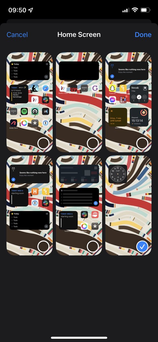 Did you know that you can set different home screens in iOS depending ...