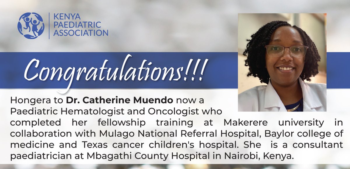 Kenya Paediatric Association tweet media