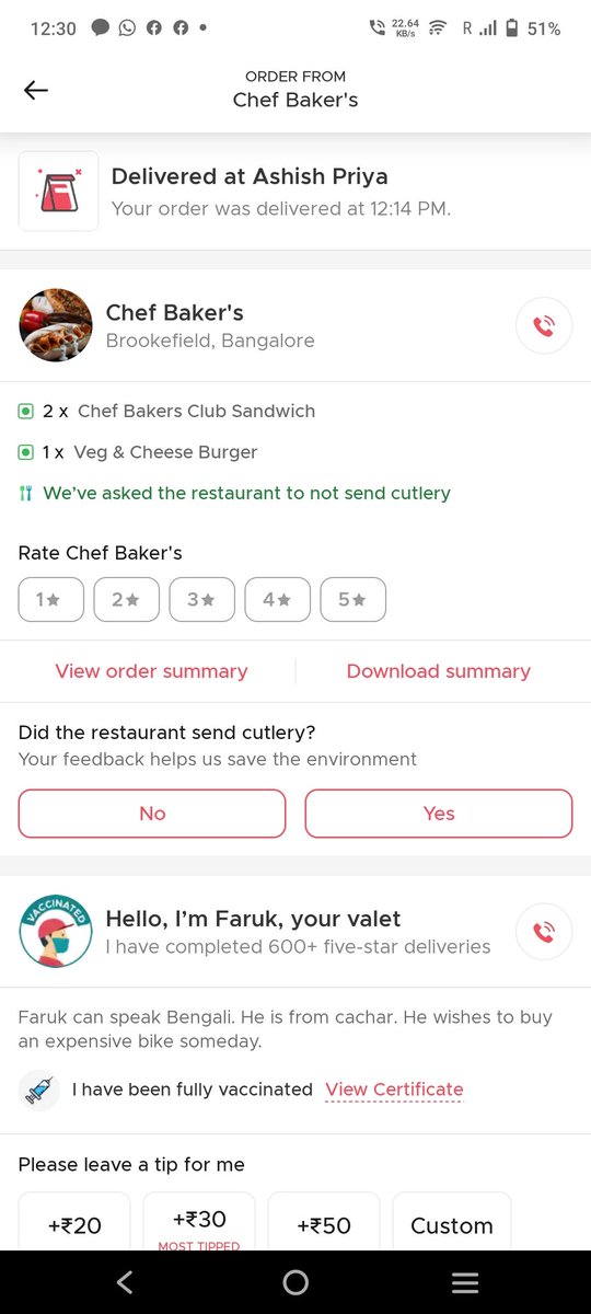 pragyawangrd's tweet photo. @zomato  I ordered club sandwich which shows green filter representing veg but what I received is non veg sandwich with egg and chicken. I ate a bite of it and then realised the mess as I am allergic to it. Is this a joke to you guys? https://t.co/rgfOWQZrbw