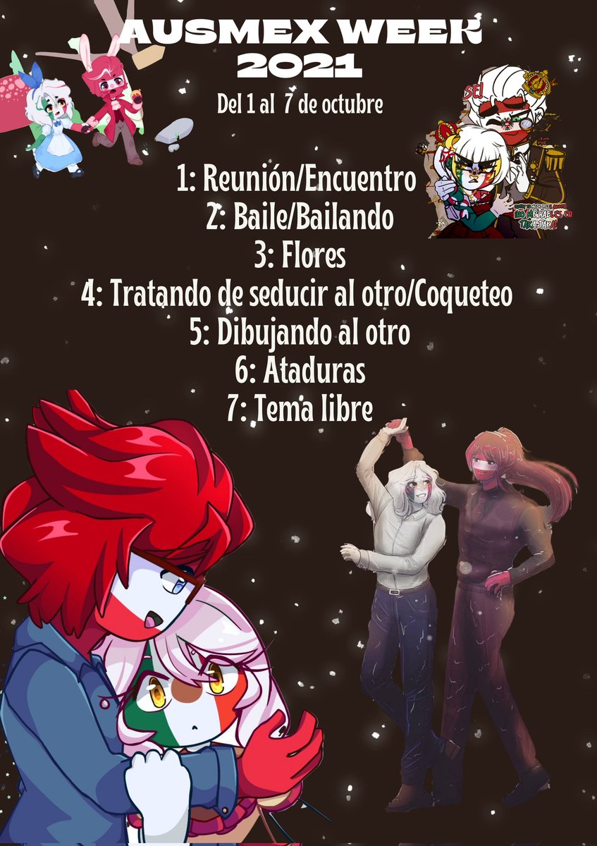 Sasc0toxic's tweet photo. Con suerte el jueves les tengo todo junto 😘 Día 2: Baile/Bailando
#Ausmex #AusmexWeek #CountryHumans #countryhumansmexico #countryhumansaustria https://t.co/DcT6ROWGOp
