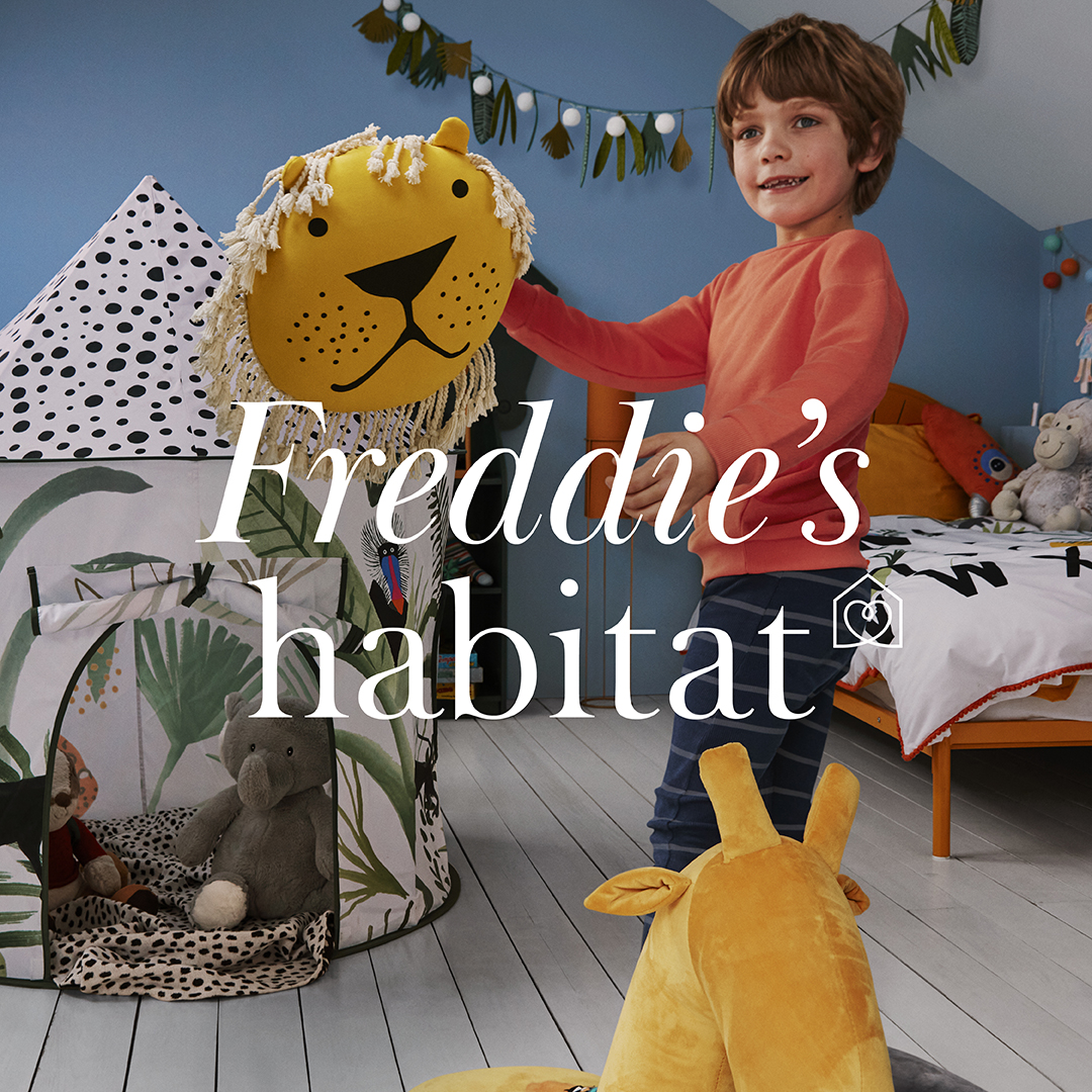 HabitatUK's tweet photo. Let their imagination run wild with a space for them to play, dream and relax with our brand new kids range.

#FindYourHabitat https://t.co/ulGFfTQ5uA