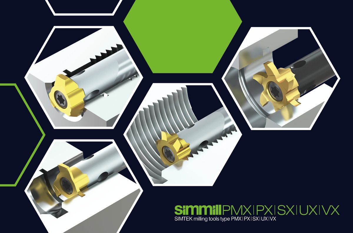 SIMTEK_USA's tweet photo. simmill PMX|PX|SX|UX|VX - almost endless possibilities for successful groove milling.

Extensive range of indexable carbide milling inserts and carbide or heavymetal-milling cutter shanks with antivibration features. 

https://t.co/2G5huhRZcf

#simtekusa #milling #cnc https://t.co/0muD9du0aK