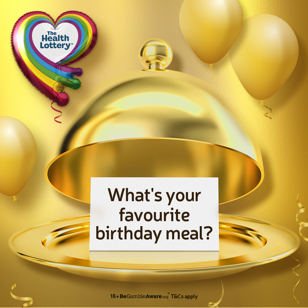 HealthLottery's tweet photo. We all love a treat on our birthdays, especially when it comes to food 😋

To #win 1x £25 Uber Eats Voucher simply follow us &amp; reply to this tweet with your favourite birthday meal 🍽️

1 winner will be chosen at random tomorrow! #THL10 #Prize #Competition
https://t.co/ddcZaBbAvv https://t.co/WZCqPDpadS