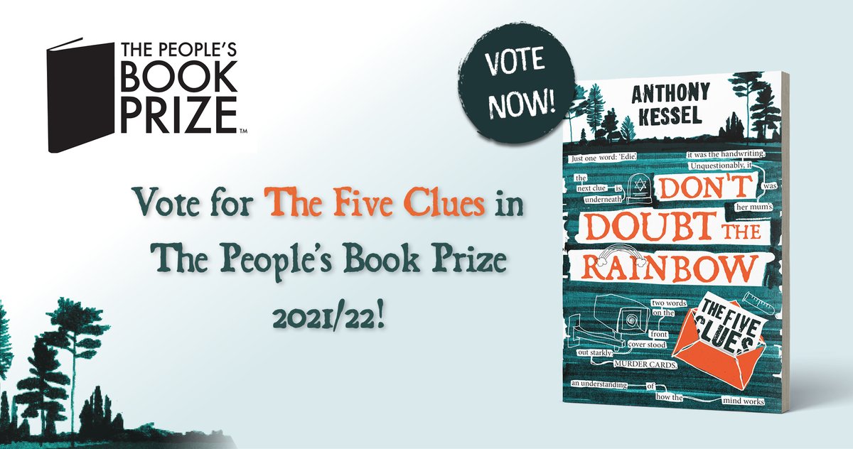 CrownHousePub's tweet photo. VOTE NOW for #TheFiveClues in the @PeoplesBkPrize! 🙏

This award is decided by the ultimate critics – the readers! Please vote using the link below.

https://t.co/IAyek9QUGG

@AnthonyKessel7 @ninatara @readingzone @FCBGNews @lovereadingkids @toppsta @SitaBrahmachari @sissireads https://t.co/eQnrUq9oDU