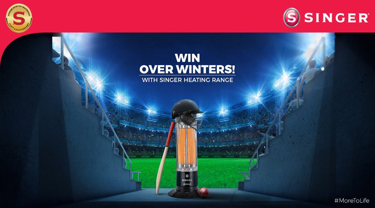 SingerIndialtd's tweet photo. #IPLFeverWithSinger
This winter season, knock out the cold and bring the warmth because there's no room for winter chills!
To buy Singer products, visit https://t.co/gdEgIHKtbF
#MoreToLife #IPL2021 #SingerIndia #WaterHeater #HeatingSolution #HomeAppliances #SingerCaresForYou https://t.co/ukb7BUPhg2