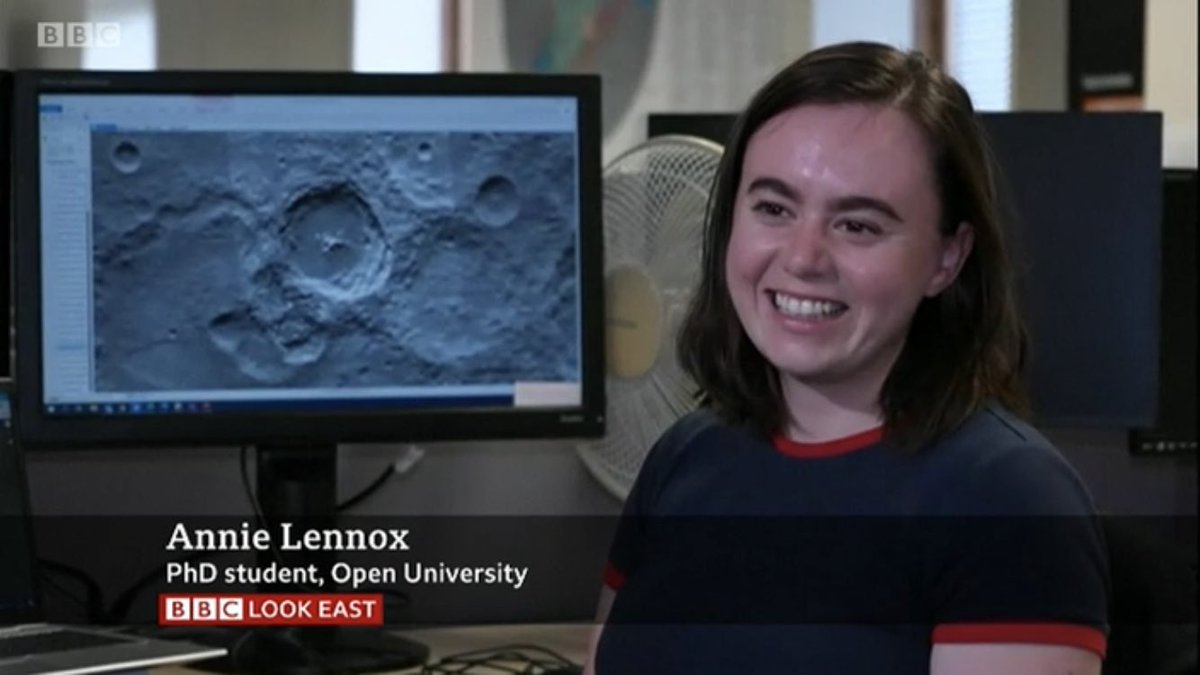AnnieRoseex's tweet photo. Yesterday we at @PlanetEnviroOU had the very exciting opportunity to comment on the @ESA_Bepi flyby photos and chat a bit on @BBCLookEast about why Mercury is such a great planet @OU_SPS #BachChat https://t.co/1TTKze4FCJ