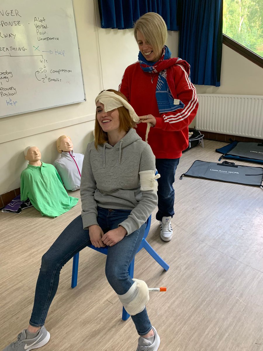 BADC_UK's tweet photo. First aid fun and games yesterday. Still time to join us on Saturday! Get safe, get skilled https://t.co/l3rhdygCMt