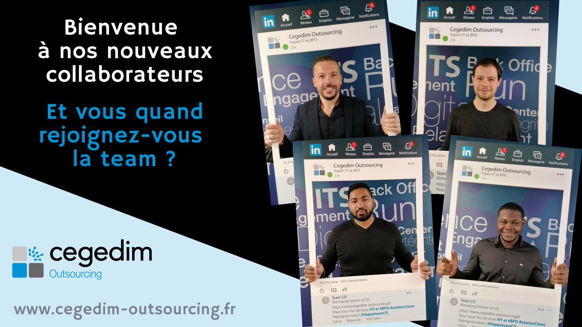 Cegedim_CO's tweet photo. 🚀 JOBS | Plusieurs postes ouverts chez @Cegedim_CO  consultez nos offres 👉 https://t.co/OQccQVWHt4 #consultants #Administrateurs #Commerciaux #Techniciens #Ingénieurs #Postedetravail https://t.co/uieB0AzdcQ
