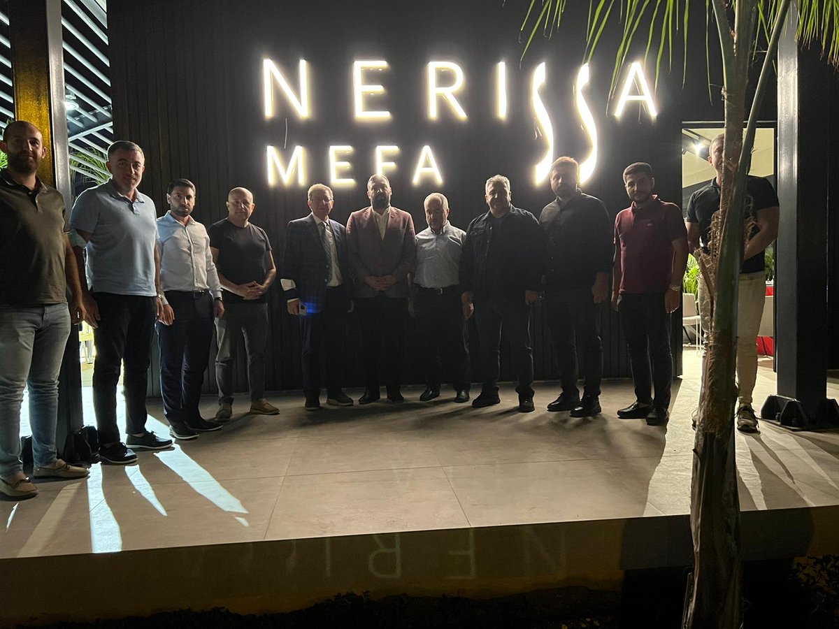 <a href="/MUSIADMersin/">MÜSİAD Mersin</a> haftalık Olağan Yönetim Kurulu toplantımızı Başkanımız <a href="/Serdarygorer/">Serdar YILDIZGORER</a> riyasetinde Başkan Yardımcımız <a href="/UcuzFaysal/">Faysal Ucuz</a> beyin yeni proje ofisi Nerissa Mefa'da gerçekleştirdik. Misafirperverliğinden dolayı kendisine teşekkür ederiz.