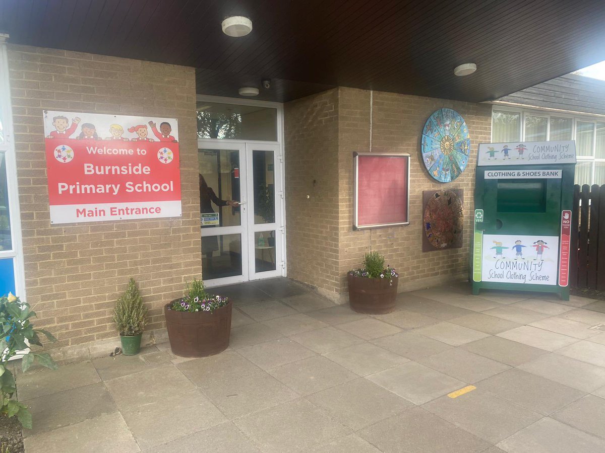 uniform donation banks at burnside primary in Cramlington. Thank you so much. This will make a huge difference to families