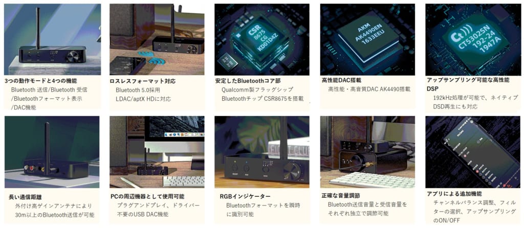 FIIO_Japan's tweet photo. Bluetoothレシーバー&トランスミッター機能搭載USB DAC「BTA30」再販のお知らせ
--
多機能かつ高性能で好評をいただきながら一度終売となりました「BTA30」ですが、この度追加生産が行われましたため、弊社ダイレクトショップで在庫限り・数量限定の特価にて再販いたします。
https://t.co/6BhONe63C1 https://t.co/kWuWvYFdqv