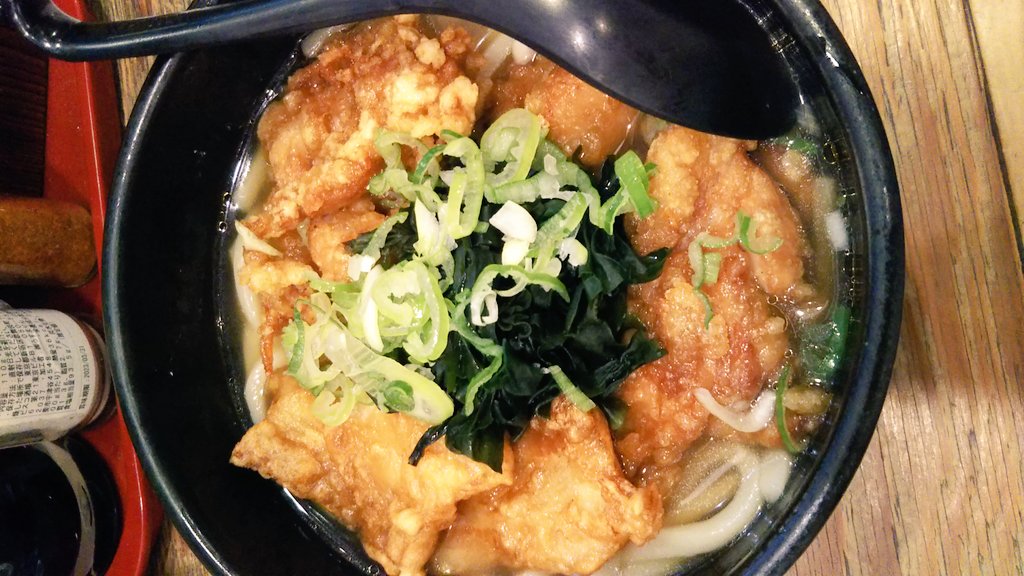 isuzu_ramen's tweet photo. 【昼食】エビスコ酒場で伊橋さんが愛した唐揚げうどん、プロテイン

#糖質制限
#減量
#ダイエット
#day773 https://t.co/OhFKogmEh6