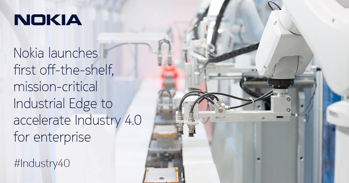 We’re proud to introduce Nokia MX Industrial Edge (MXIE) to meet the mission-critical needs of asset-intensive industrial environments. Learn more: 
nokia.ly/2WJ1mXg
#Industry40