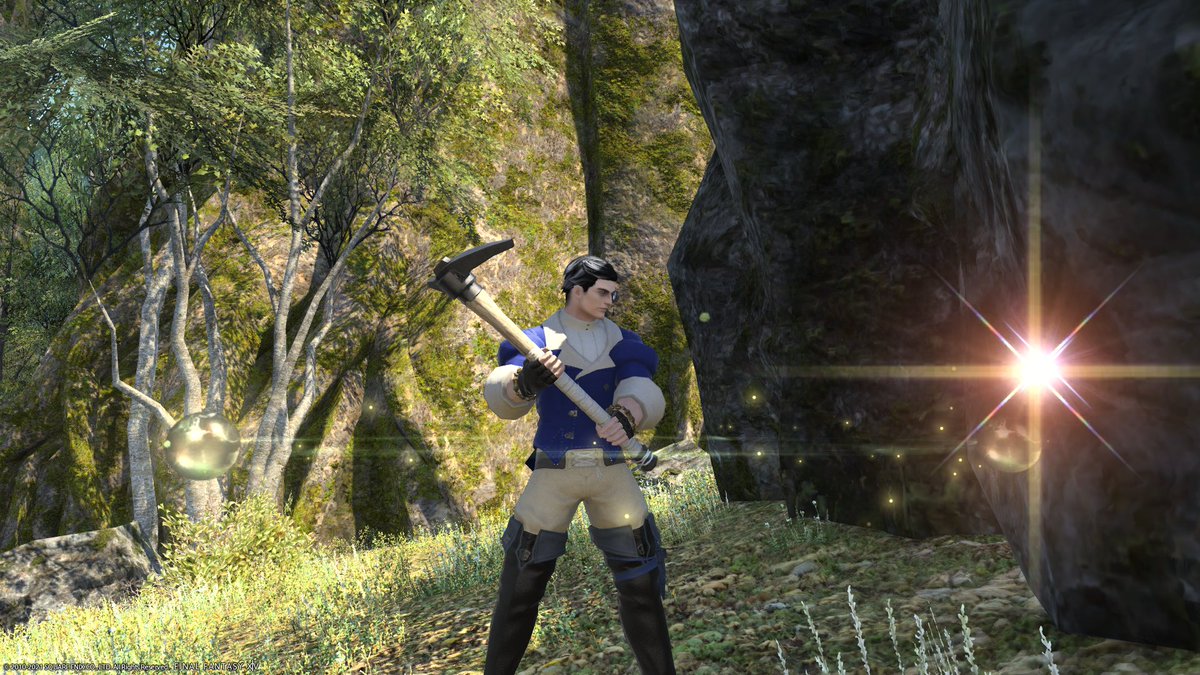 ThaleeEtAl's tweet photo. I knew if I let myself actually stop and take a breather from working on the MSQ to start checking out professions, I'd be opening Pandora's box for myself and get majorly side-tracked. Turns out those concerns were justified 🥴😭⛏️✨ #ffxiv https://t.co/jUAtWRfuyl