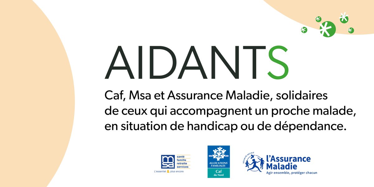 CafduNord's tweet photo. 🤝Aujourd'hui, c'est la Journée nationale des #aidants.
Vous accompagnez au quotidien un proche malade, en situation de handicap ou de dépendance ? 
Il existe des aides pour vous soutenir.
Découvrez-les sur : https://t.co/oWWyUNRFHE https://t.co/Au4Z7ccvRy