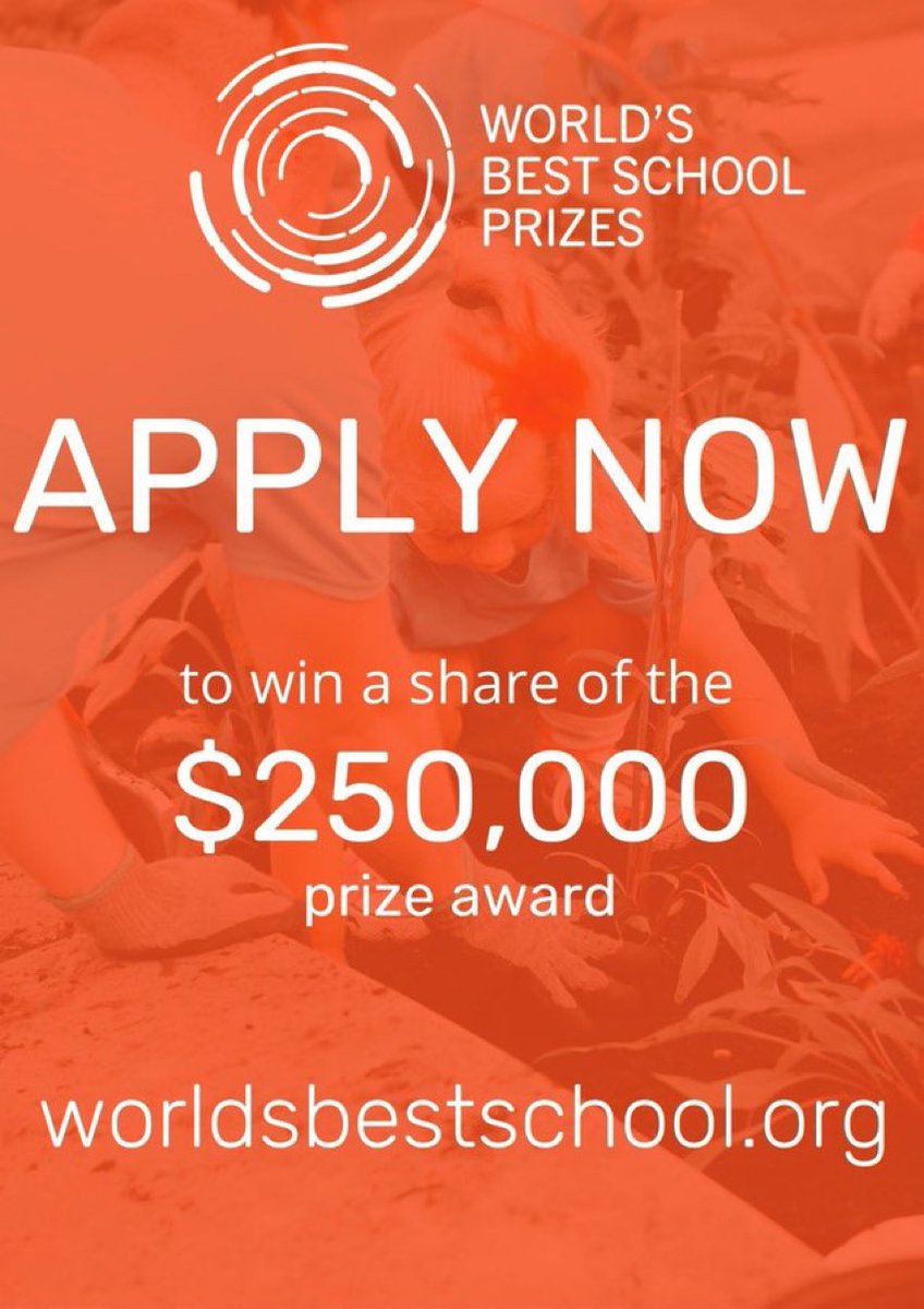 Thrilled to be part of the Judging Academy for @BestSchoolPrize!Wishing schools around the world the very best as they apply to win a share of the $250k prize 🏆#strongschools #WorldEduWeek