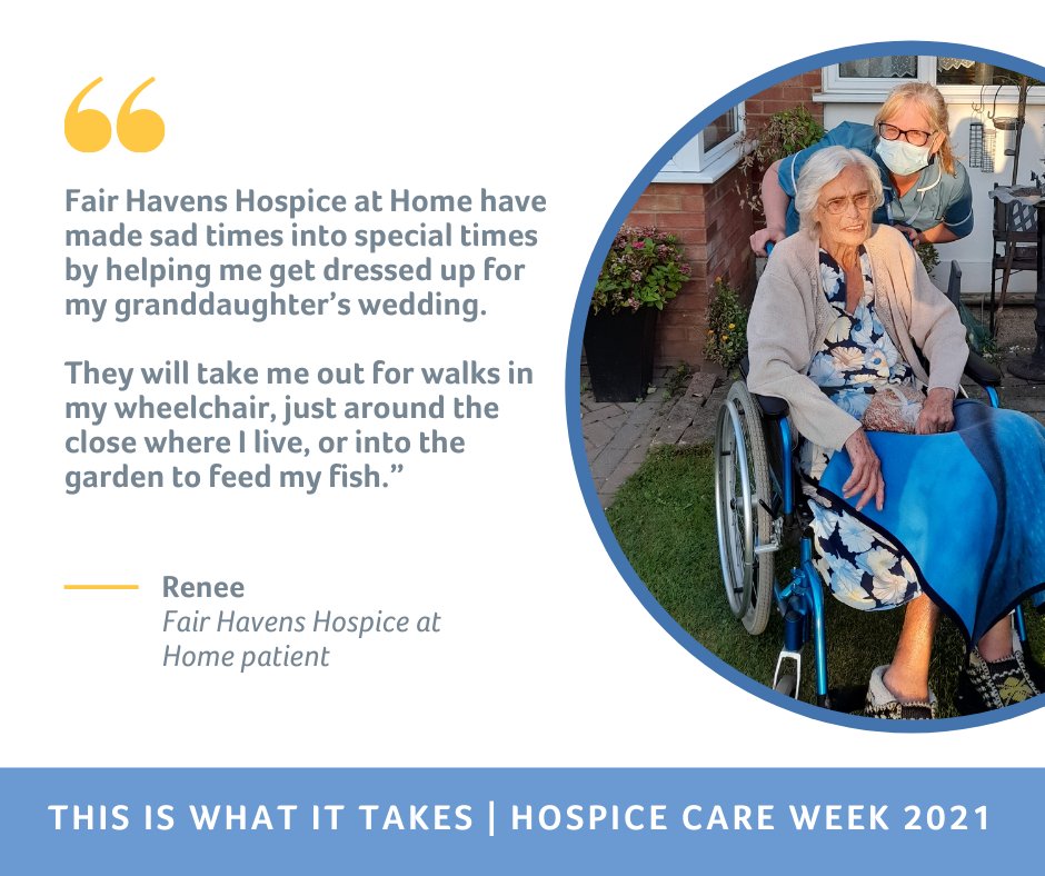 By supporting Hares About Town you are helping Havens Hospices care for people like Renee in the local community, surrounded by their family and home comforts. 

To see how your donations are supporting their care make sure to follow <a href="/HavensHospices/">Havens Hospices</a>