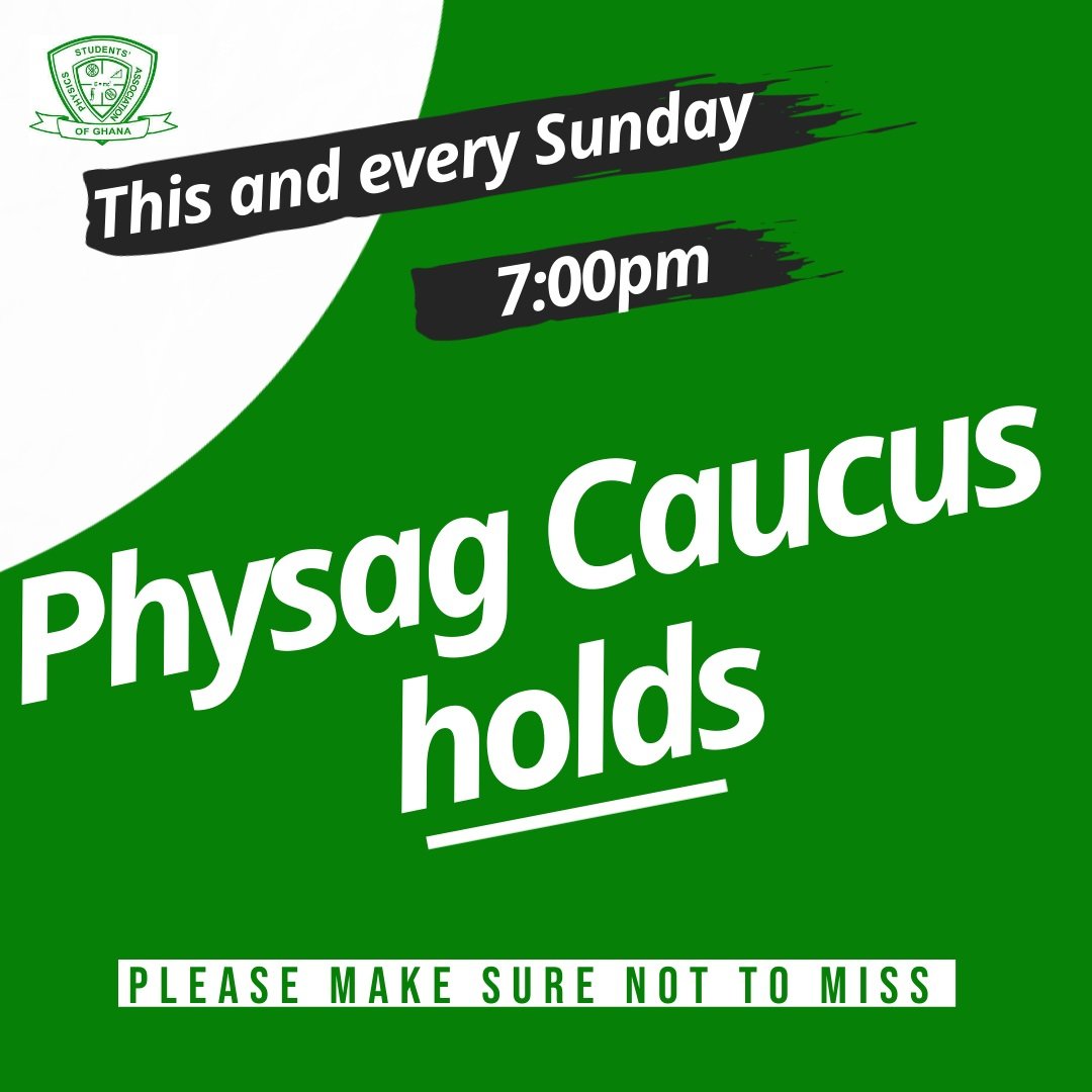 theMKA_official's tweet photo. We are #PHYSAGKNUST
The caucus that will soon rule KNUST.
Stay tune.
#physagknust
Foundation of technology ππππ https://t.co/mCX5yzB9AY