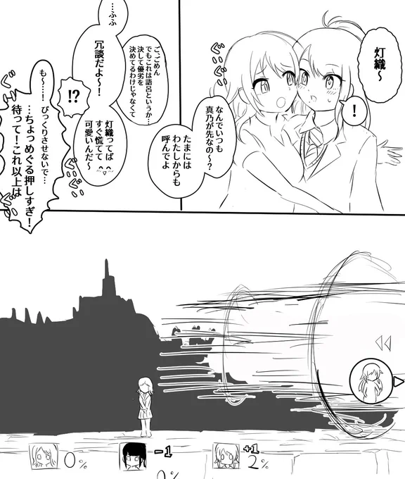 「真乃…めぐる…」 