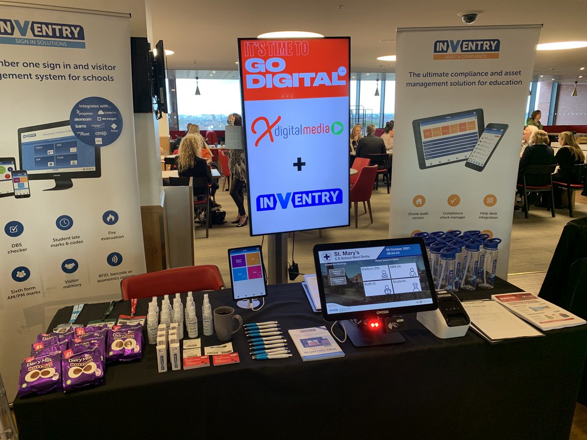 We’re all setup at Anfield for the Liverpool School Business Managers Conference <a href="/inventryltd/">InVentry Ltd</a> <a href="/lsbma1/">LSBMA</a>