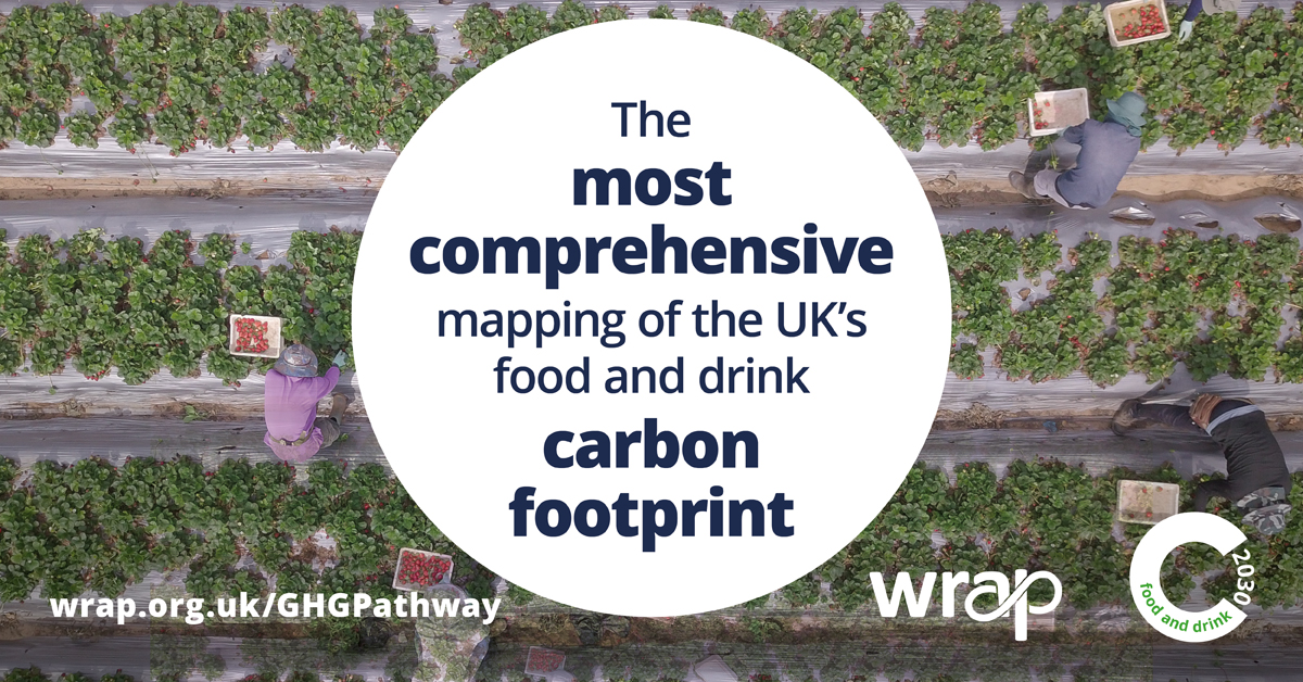 WRAP_NGO's tweet photo. Our landmark new report out today is the most comprehensive &amp; detailed analysis of UK food &amp; drink’s #carbonfootprint. Read more in UK #FoodSystem #GHGEmissions https://t.co/XTOjK0tdCh #SDGs #Courtauld2030 #ClimateChange #COP26 #NetZero #TargetMeasureAct https://t.co/soaIsb1Qq1