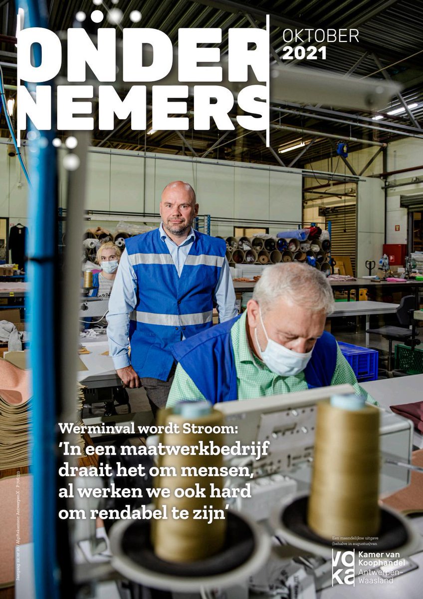 Op de cover! Stroom Maatwerk verschijnt met haar nieuwe naam in het <a href="/vokavzw/">Voka - Vlaams netwerk van ondernemingen</a> magazine.
'We doen veel meer dan stickertjes plakken' Uiteraard, lees mee wat we kunnen betekenen voor je bedrijf ⬇️
issuu.com/vokavzw/docs/1…
#Trots #Maatwerk #Antwerpen #DenkAanStroom