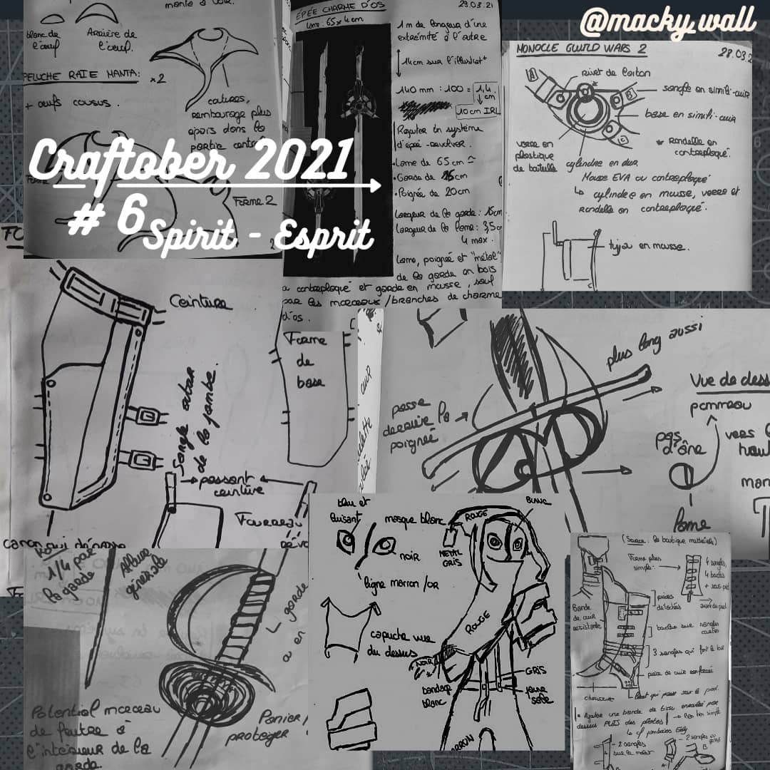 MeryWallAtelier's tweet photo. 🍁 Craftober #6 • Spirit - Esprit 🍁
Les carnets de croquis c'est bien pour ne pas perdre ses idées 👀
#inktober #inktober2021 #craftober #craftober2021 #mackywall #diy #handmade #art #croquis #croquisderecherche #sketchbook #sketch #sreach #hob #suit #sewing #cosplay #fanart https://t.co/KNDdIbJXkO