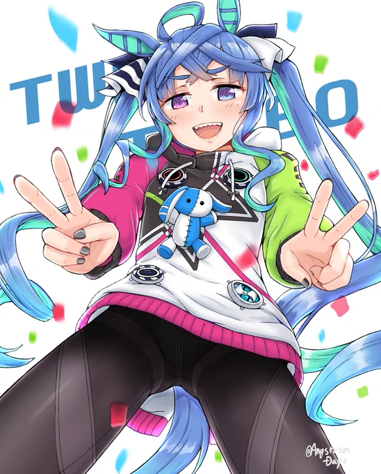 ツインターボ描きました!
#ウマ娘 