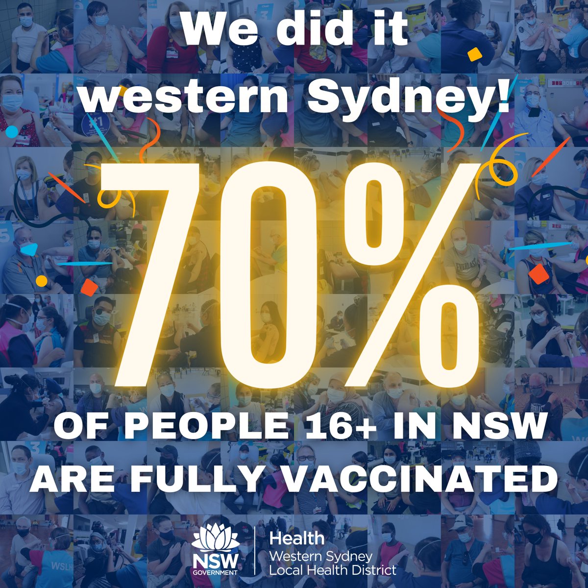 Western Sydney Health on Twitter "Thank 👏 you 👏 for 👏 getting 👏 vaxxed 👏 Bring on next Monday