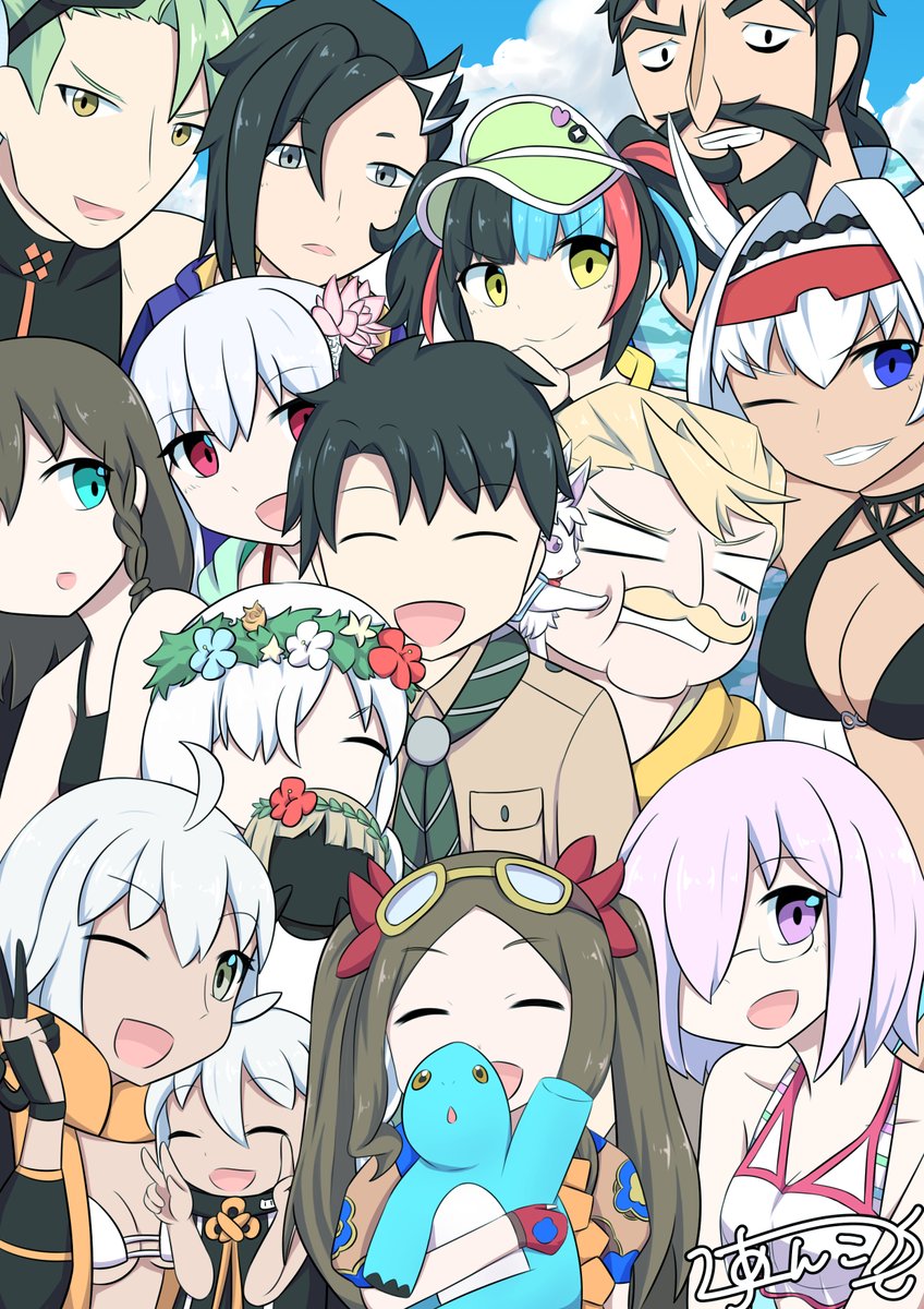FGO「夏イベイラスト #FGO」|あんこ風呂のイラスト