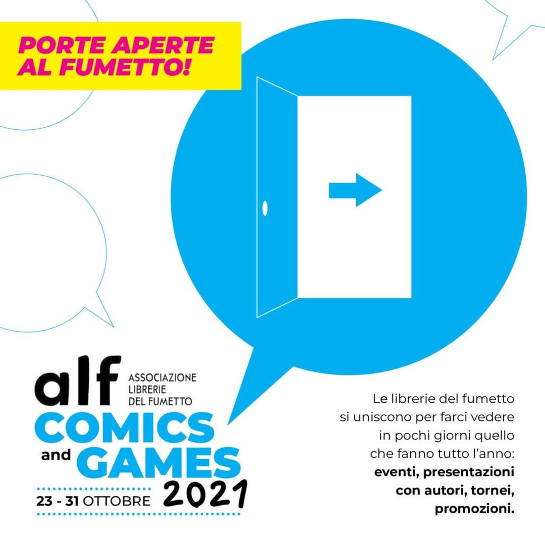 RIFF (@retefumetto) on Twitter photo ร tempo di annunci!
Alf Comics and Games
dal 23 al 31 ottobre 2021
In tutte le fumetterie ALF
(La lista in costante aggiornamento su libreriedelfumetto.it)
Sei una libreria indipendente e vuoi partecipare dall'anno prossimo?
Scrivi ad assofumetterie@gmail.com
#fumetteria ร tempo di annunci!
Alf Comics and Games
dal 23 al 31 ottobre 2021
In tutte le fumetterie ALF
(La lista in costante aggiornamento su libreriedelfumetto.it)
Sei una libreria indipendente e vuoi partecipare dall'anno prossimo?
Scrivi ad assofumetterie@gmail.com
#fumetteria