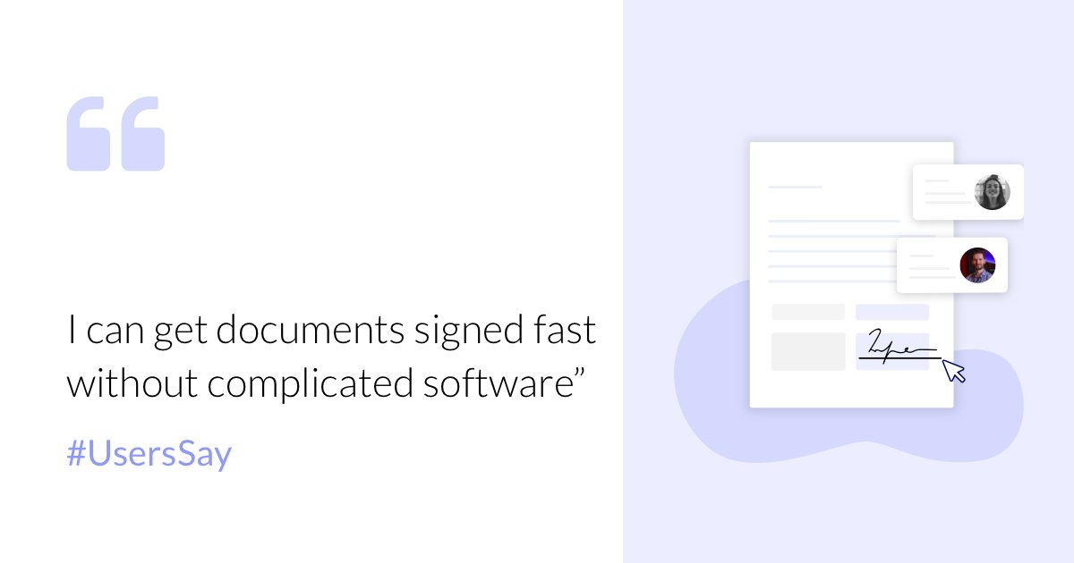 SignRequest's tweet image. Organizations around the world trust us to deliver the goods: secure &amp;amp; reliable e-signatures that are easy to use: “I love that it&apos;s so user-friendly. The platform is easy to understand and use on the fly.” - Keisha H, President, SME 💫 bit.ly/3uLlwMP #esignatures