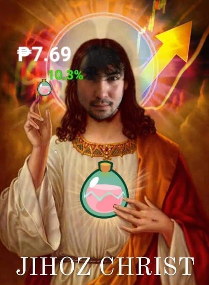 AJ_Matunan's tweet photo. Me praying to Jihoz Christ to be onboarded as a scholar by @Lynn97YL 🤣🤣🤣 
Ctto. https://t.co/pwgpGt59fc