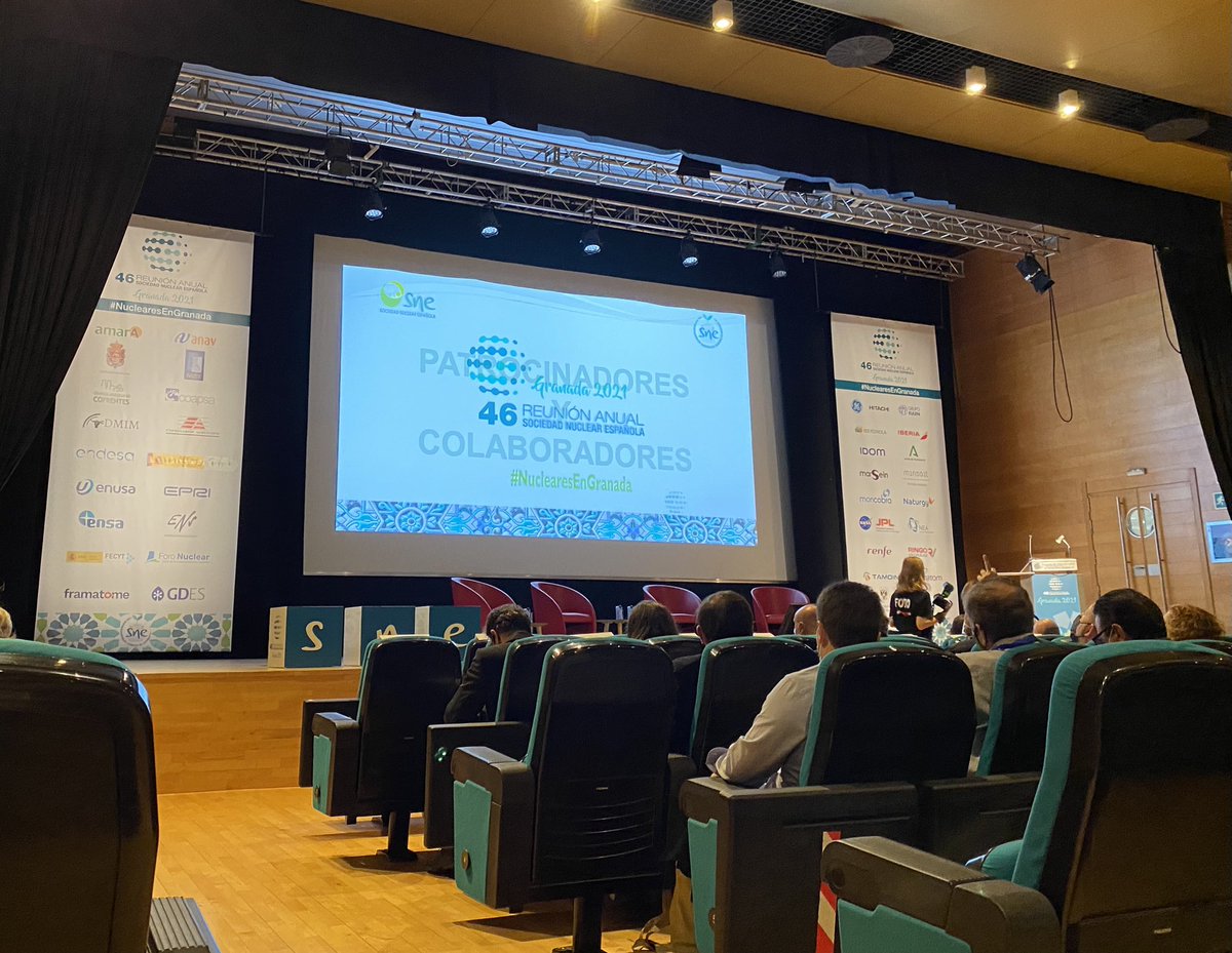 MsTinaTaylor's tweet photo. Happy to be in Granada in person for the 2021 Spanish Nuclear Society annual meeting. #NuclearesEnGranada https://t.co/GmOAa3voR4
