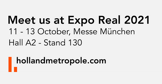 The <a href="/HllndMtrpl/">Holland Metropole</a> alliance is heading for @exporeal_team in Munich with a team of 24 partners, plus five start-ups in the real estate sector. Find out more about our plans bit.ly/3AaYhNj